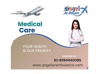 Select Angel Air Ambulance Service in Patna With Trusted Doctors Team