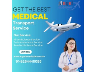 Choose  Top-Class ICU Support Equipment Through Angel Air Ambulance Service in Delhi
