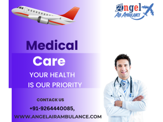 Available Angel Air Ambulance Service in Varanasi For Ventilator Features