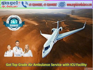 Book Top Level Angel Air Ambulance Service in Raipur For Faster Patient Transfer