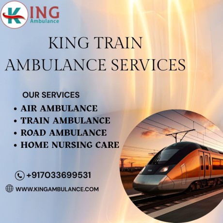 book-king-train-ambulance-in-delhi-with-high-advanced-medical-equipments-big-0