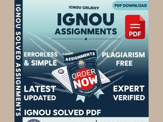 ignou-solved-assignment