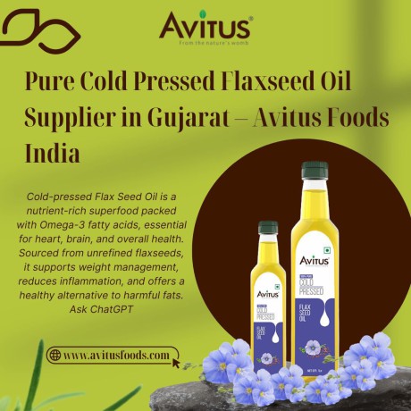 pure-cold-pressed-flaxseed-oil-supplier-in-gujarat-avitus-foods-india-big-0
