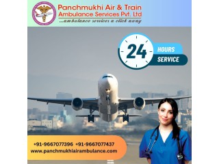 Obtain Panchmukhi Air and Train Ambulance in Guwahati with Emergency Medical System