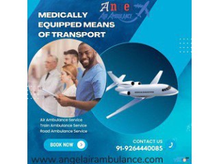 Take First Class Medical Facilities Through  Angel Air Ambulance Service in Bagdogra
