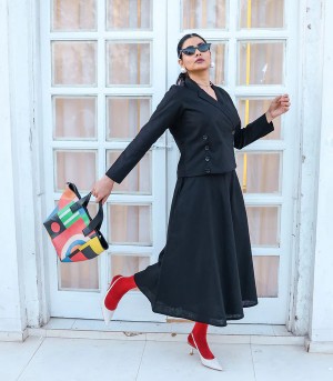 black-linen-jacket-skirt-set-big-0